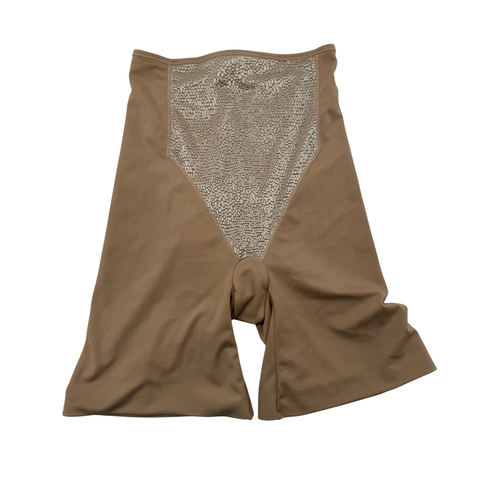 Assets by Sara Blakely Shapewear Shorts Women M Nude Tan Excellent Tummy Control